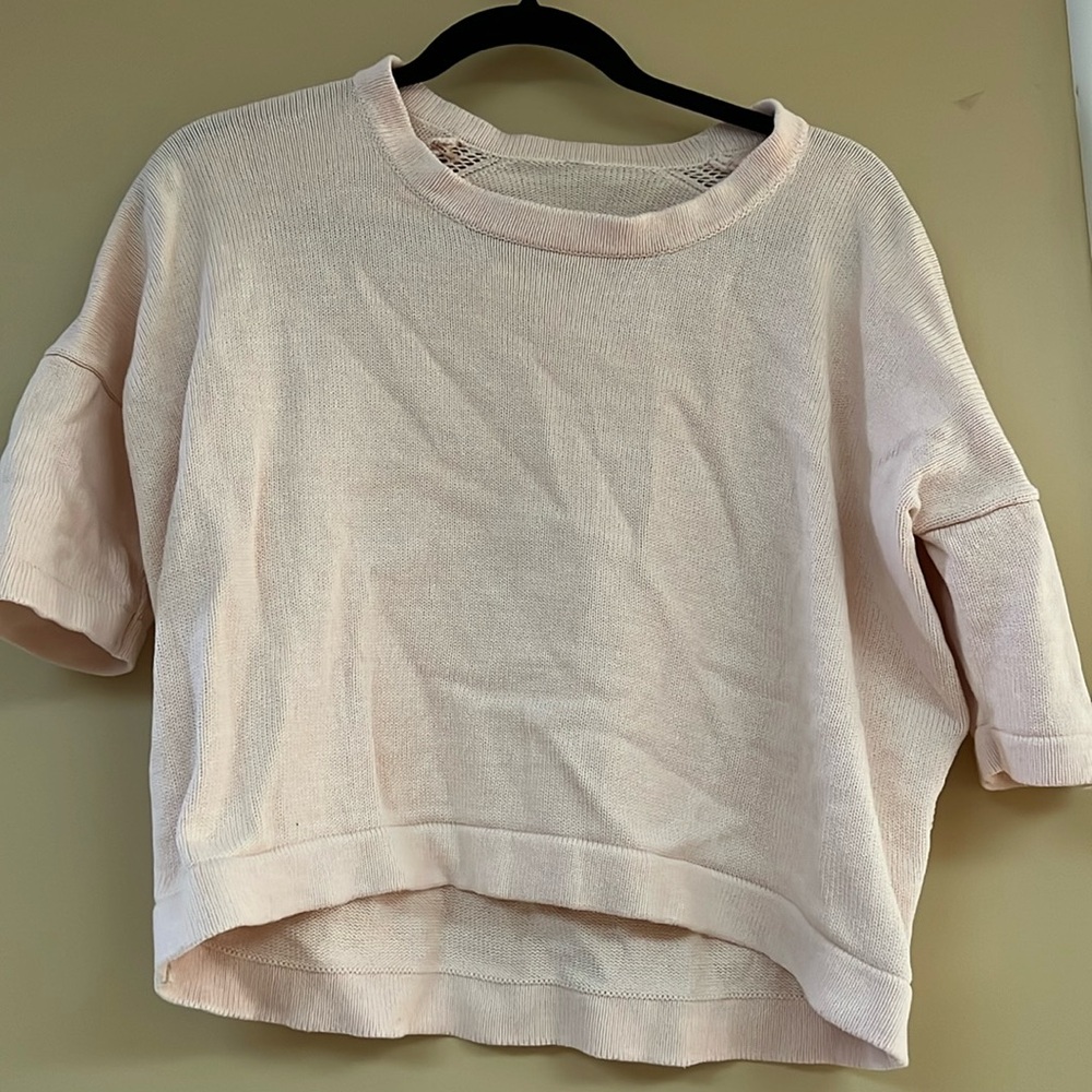 Lululemon knitted crop top